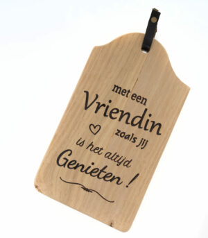 Plank "vriendin" Acaciahout