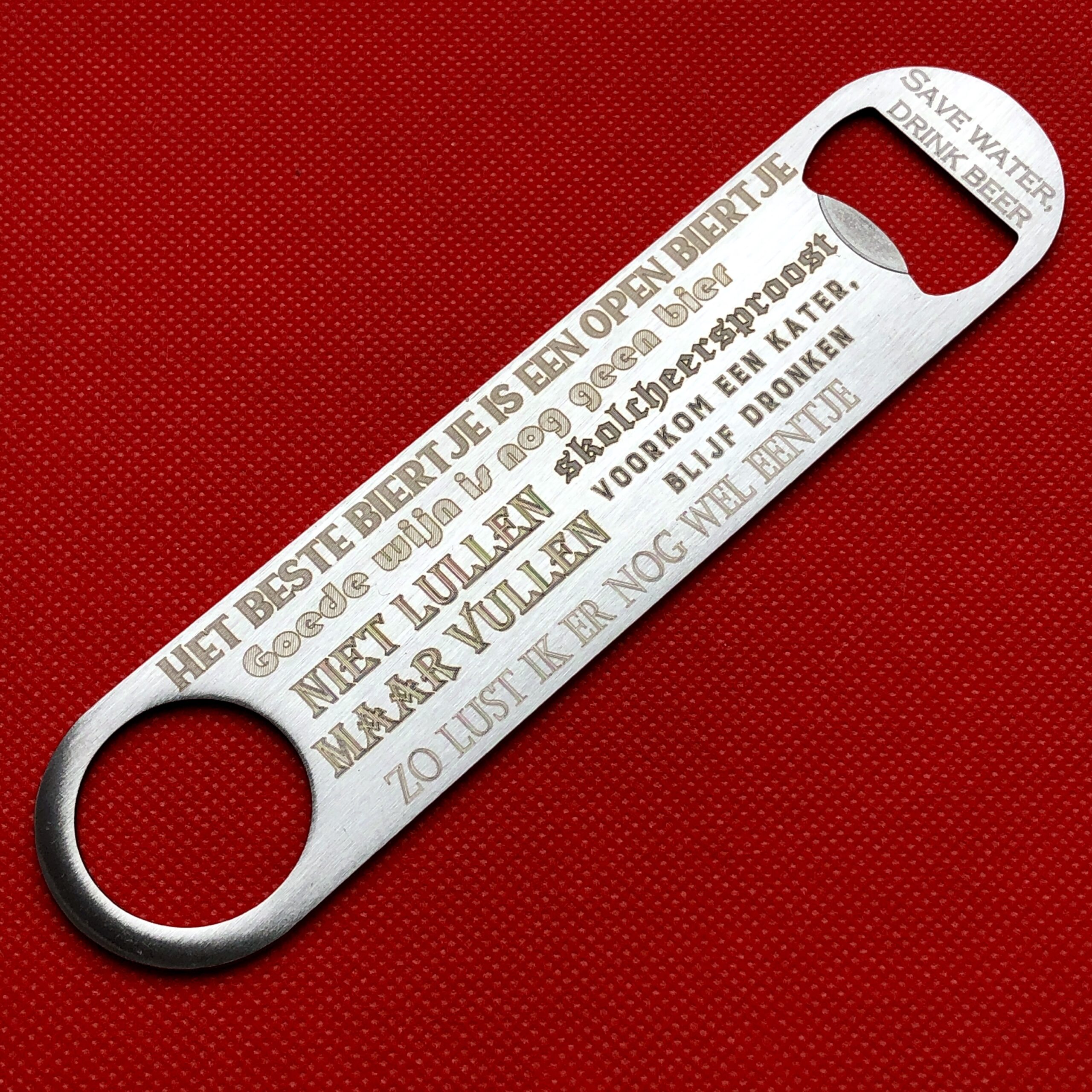 Bieropener 'Ovaal Zilver' - Afbeelding 2